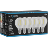 Mexen Vintis 6x LED Едисонова крушка E14, G45, 4W, Неутрална - 4000K, 470 lm, прозрачна -