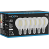 Mexen Vintis 6x LED крушка на нажежаема жичка E14, G45, 6W, неутрална - 4000K, 720 lm,