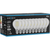 Mexen Vintis 10x LED филамент крушка E14, G45, 6W, Неутрална - 4000K, 720 lm, прозрачно