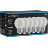 Mexen Vintis 6x LED филаментна крушка E27, G45, 4W, 55 lm, зелена - L156-E27-04XX-46x06