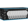 Mexen Vintis 10x LED филaментна крушка E27, G45, 4W, 55 lm, синя - L156-E27-04XX-47x10
