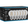 Mexen Vintis 6x LED филаментна крушка E27, G45, 4W, 55 lm, оранжево - L156-E27-04XX-48x06