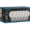 Mexen Vintis 6x LED нажежаема жичка E27, G45, 2W, Топла - 2700K, 240 lm, прозрачна