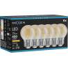 Mexen Vintis 6x LED крушка с нажежаема нишка E27, G45, 4W, Топло - 2200K, 400 lm, кехлибар