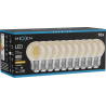 Mexen Vintis 10x LED лампа с нажежаем конец E27, G45, 4W, Топла - 2200K, 400 lm, кехлибар