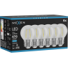 Mexen Vintis 6x LED нажежаема жичка крушка E27, G45, 4W, Студена - 6500K, 470 lm, прозрачна