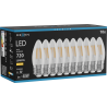 Mexen Vintis 10x LED филаментна крушка E27, C35, 6W, Топла - 2700K, 720 lm, чиста
