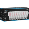 Mexen Vintis 10x LED филаментни крушки E27, A60, 4W, 55 lm, червени - L150-E27-04XX-45x10