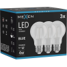Mexen Vintis 3x LED нажежаема крушка E27, A60, 4W, 55 lm, синя - L150-E27-04XX-47x03