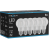Mexen Vintis 6x LED филаментна крушка E27, A60, 4W, 55 lm, синя - L150-E27-04XX-47x06