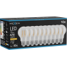 Mexen Vintis 10x LED филаментна крушка E27, A60, 4W, Топла - 2200K, 470 lm, прозрачна