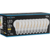 Mexen Vintis 10x LED филамент крушка E27, A60, 8W, Топла - 2200K, 1055 lm, ясна - L150-E27-0822-00x10