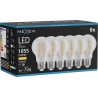 Mexen Vintis 6x LED филамент крушка E27, A60, 8W, Топла - 2700K, 1055 lm, прозрачна