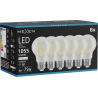 Mexen Vintis 6x LED нишка крушка E27, A60, 8W, неутрална - 4000K, 1055 lm, прозрачна