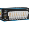 Mexen Vintis 10x LED крушка с нажежаема жичка E27, A60, 10W, Топла - 2700K, 1320 lm,