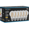 Mexen Vintis 6x LED нажежаема крушка с нажежаема жичка E27, A60, 12W, Топла - 2700K, 1585 lm,