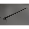 Mexen Kioto Панел за душ Walk-in 80 x 200 см, омбре черен 8 мм, черен - 800-080-101-70-76