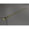Mexen Kioto душ стена Walk-in 110 x 200 cm, омбре бяло 8 mm, златна - 800-110-101-50-86