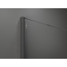 Mexen Kioto душ панел Walk-in 90 x 200 см, омбре бяло 8 мм, gun metal - 800-090-101-95-86