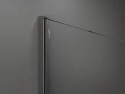 Mexen Kioto душ преграда Walk-in 110 x 200 cm, омбре бяло 8 mm, gun metal - 800-110-101-95-86