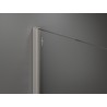 Mexen Kioto душ стена Walk-in 120 x 200 см, омбре бяла 8 мм, четкан никел - 800-120-101-97-86