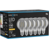 Mexen Vintis 6x LED филамент крушка E27, G80, 2W, Топла - 2200K, 150 lm, димна - L155-E27-0222-70x06
