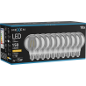 Mexen Vintis 10x LED нажежаема лампа E27, G80, 2W, Топла светлина - 2200K, 150 lm, дим