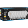 Mexen Vintis 10x LED крушка с нажежаема жичка E27, G80, 4W, Топла - 2700K, 470 lm, прозрачен