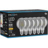Mexen Vintis 6x крушка с нажежаема жичка LED E27, G80, 4W, Топла - 2700K, 300 lm, димна