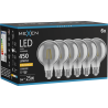 Mexen Vintis 6x LED крушка филамент E27, G80, 6W, Топла - 2200K, 450 lm, димно - L155-E27-0622-70x06