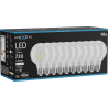 Mexen Vintis 10x LED филамент крушка E27, G80, 6W, Неутрална - 4000K, 720 lm, прозрачна
