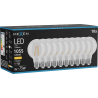 Mexen Vintis 10x LED лампа с нажежаема жичка E27, G80, 8W, Топла - 2700K, 1055 lm, прозрачна