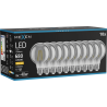 Mexen Vintis 10x LED нажежаема жичка лампа E27, G80, 8W, Топла - 2700K, 680 lm, дим