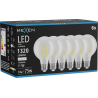 Mexen Vintis 6x LED FILAMENT крушка E27, G80, 10W, Неутрална - 4000K, 1320 lm, прозрачна
