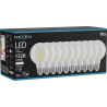 Mexen Vintis 10x LED нажежаема жичка E27, G80, 10W, Неутрална - 4000K, 1320 lm, прозрачен