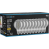 Mexen Vintis 10x LED крушка с нажежаема спирала E27, G80, 4W, Топла - 2700K, 220 lm, димно