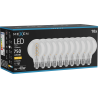 Mexen Vintis 10x LED спирална нажежаема жичка E27, G80, 8W, Топло - 2700K, 750 lm, прозрачно