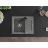 Mexen Enzo гранитна мивка с една камера с отцедник и кухненски смесител Rita,