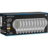 Mexen Vintis 10x крушка с нажежаема жичка LED E27, G95, 4W, Топла - 2700K, 300 lm, дим