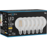 Mexen Vintis 6x LED филтрираща крушка E27, G95, 10W, Топла - 2700K, 1320 lm, прозрачна