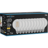 Mexen Vintis 10x LED крушка с нажежаема жичка E27, G95, 10W, Топла - 2700K, 1320 lm,
