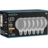 Mexen Vintis 6x светодиодна крушка с филамент спирала LED E27, G95, 6W, Топло - 2200K, 350