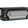 Mexen Vintis 10x крушка с нажежаема спирала LED E27, G95, 6W, топла - 2700K, 510 lm, димна