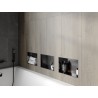 Mexen X-Wall-NR нишева лавица без фланец 30 x 20 см, четкано оръжееносиво - 19E1302010