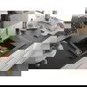 Мексен Гаспар гранитна мивка 1,5-коморна с оттичател и кухненска батерия Рита, черен/сребърен металик - 6507-73-670300-00