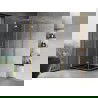 Mexen Mist-F Duo сгъваема душ кабина 85 x 85 см, прозрачна, златна - 8A6-085L-085P-50-00