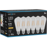 Mexen Vintis 6x LED филтърна крушка E27, ST64, 4W, Топла - 2200K, 470 lm, прозрачна