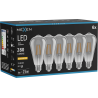 Mexen Vintis 6x LED лампа с нажежаема жичка E27, ST64, 4W, Топла - 2200K, 300 lm, дим