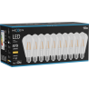 Mexen Vintis 10x LED нажежаема лампа E27, ST64, 4W, Топла - 2700K, 470 lm, прозрачна