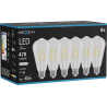 Mexen Vintis 6x LED нажежаема крушка E27, ST64, 4W, неутрална - 4000K, 470 lm, прозрачна